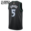 Camiseta Niños NBA Minnesota Timberwolves Anthony Edwards 2025-26 Nike Classic Edition Negro Swingman
